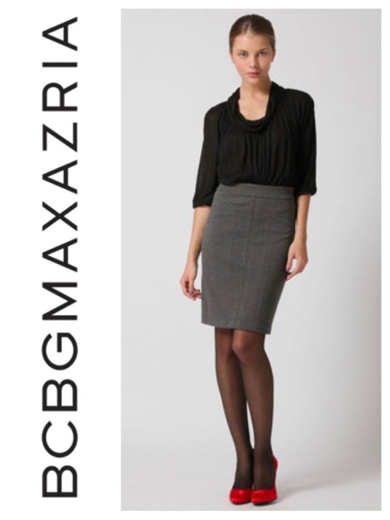 BCBGMaxAzria Dresses & Skirts - BCBGMaxAzria Jersey Knit Contrast Dress